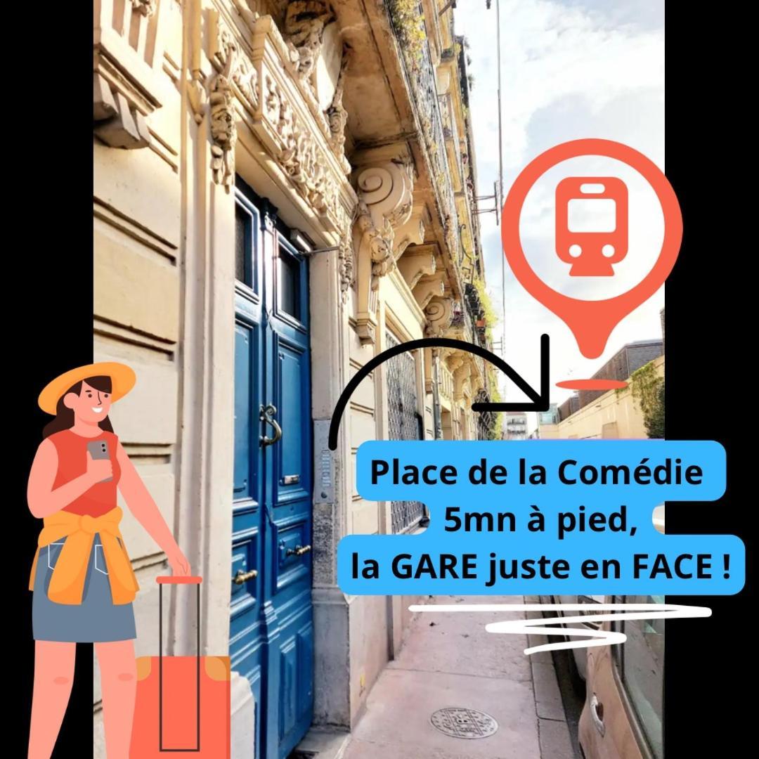 Appart L'Echappee Belle, Centre Historique, Gare モンペリエ エクステリア 写真